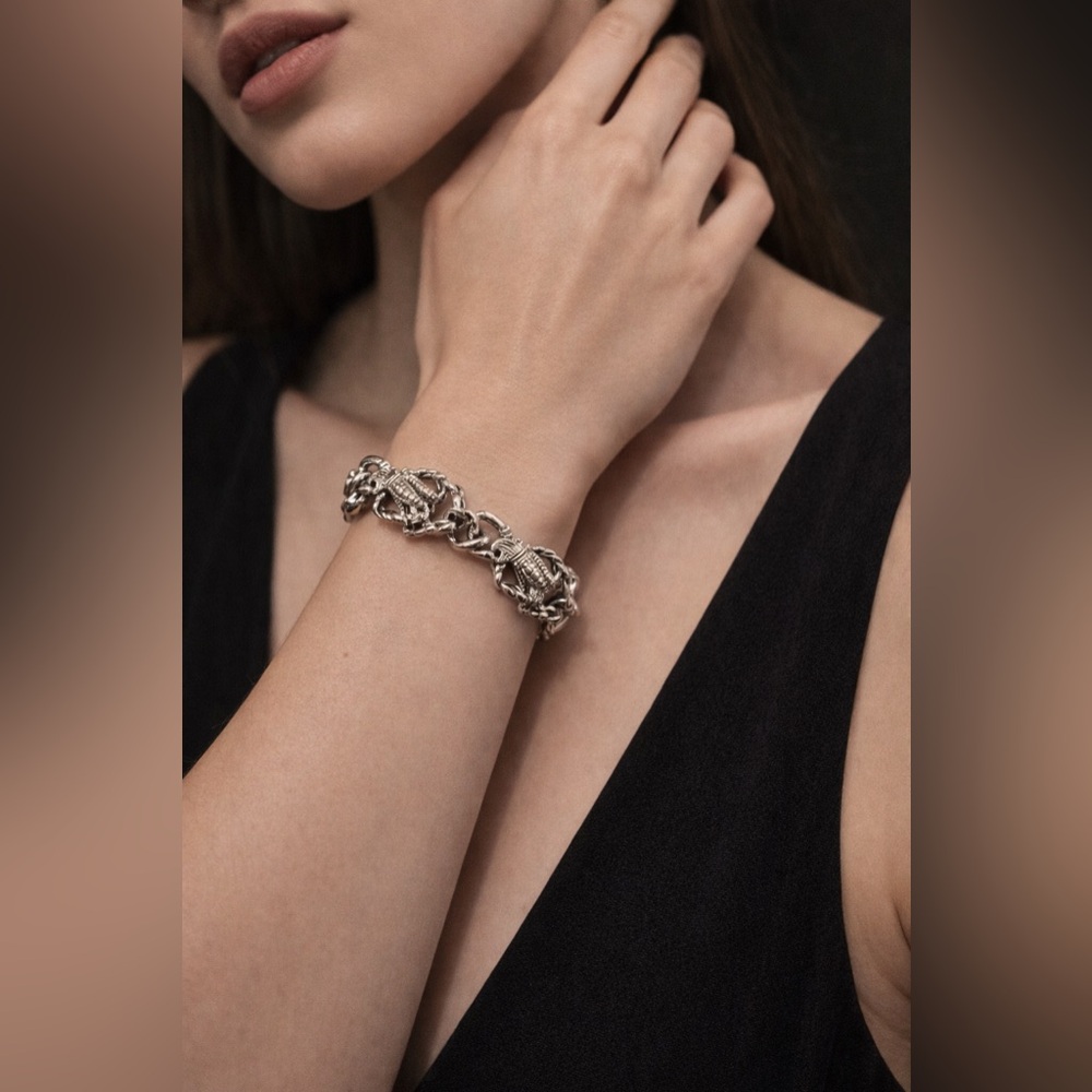 ♏️ Scorpio Energy Bracelet 🦂 | Silver Scorpion Chain | Main Character